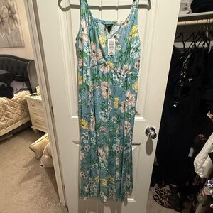Torrid Blue Floral Dress
